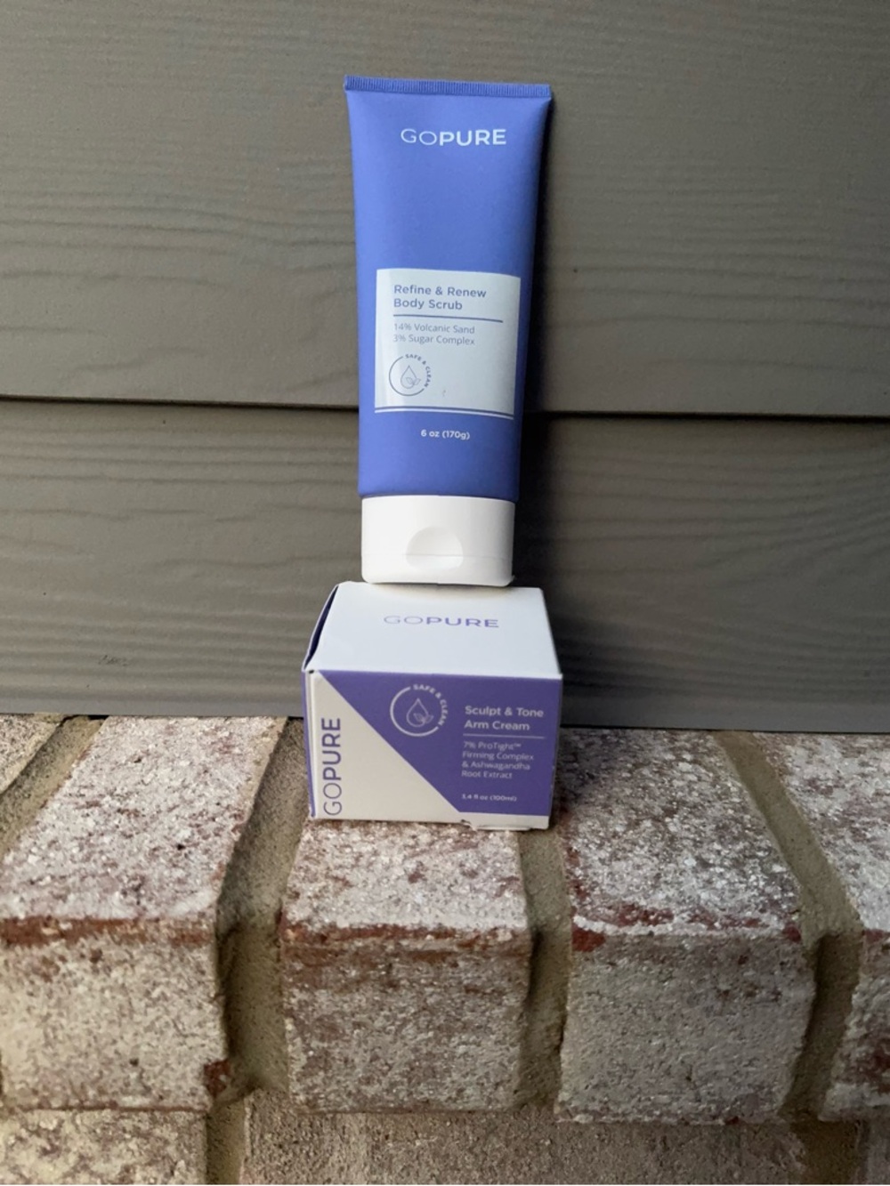 GoPure Refine & Renew Body Scrub - Purple Tube